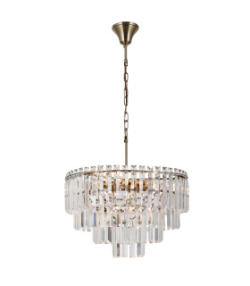 Buena Pendant Ceiling Light Antique Bronze 9xE14-2