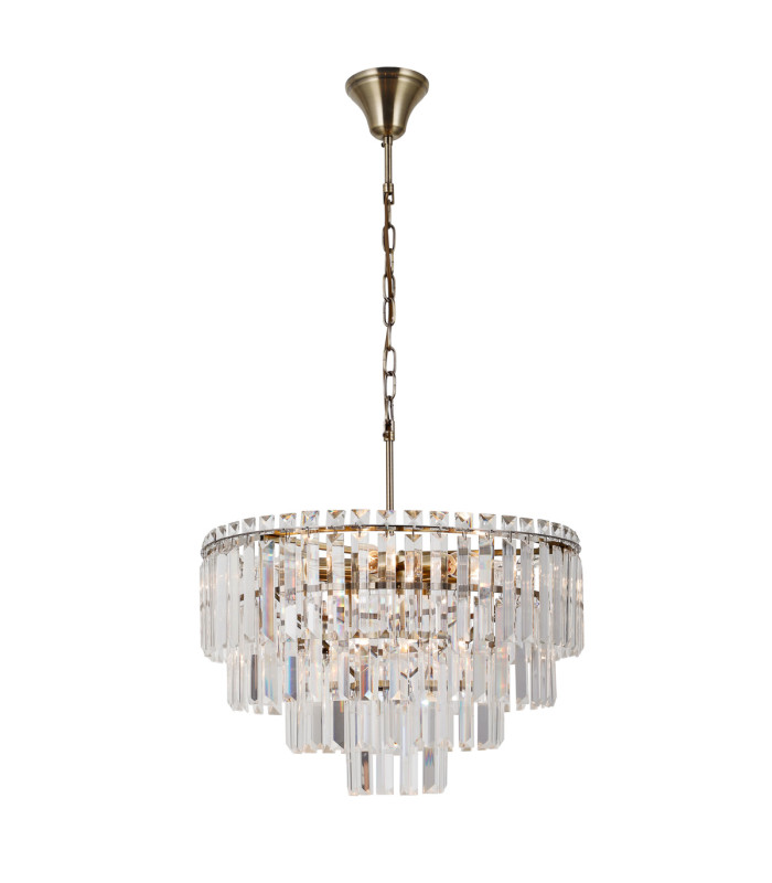 Buena Pendant Ceiling Light Antique Bronze 9xE14-2