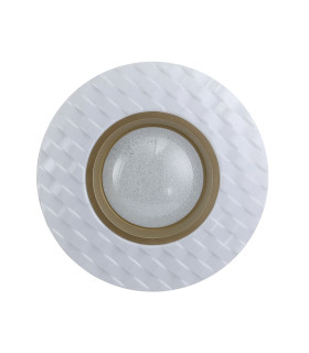 Bumi 48cm Flush Ceiling Light White 4000K Neutral White-1