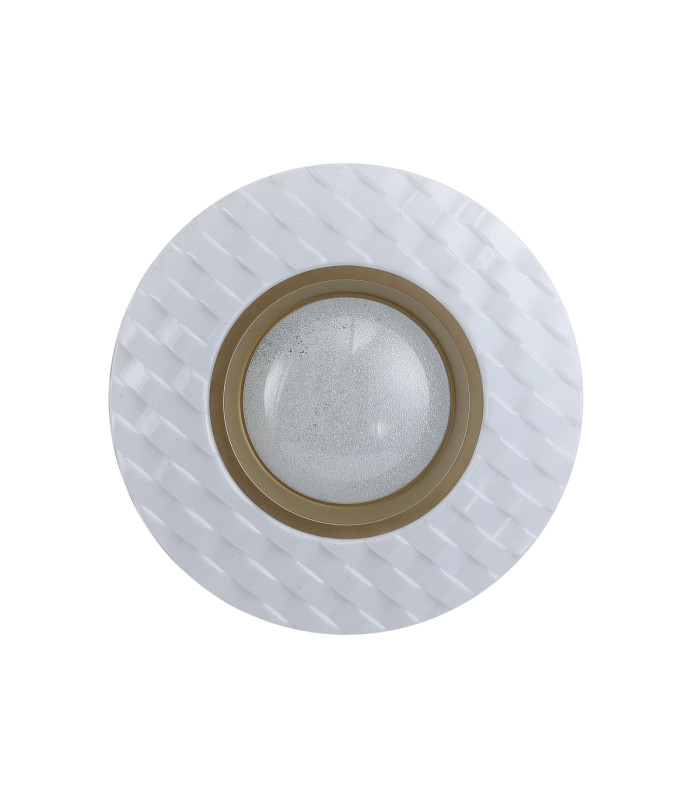 Bumi 38cm Flush Ceiling Light White 4000K Neutral White-1