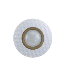 Bumi 27cm Flush Ceiling Light White 4000K Neutral White-1