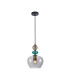 Busco 19cm Dome Pendant Ceiling Light Gold Black-1