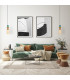 Busco 12cm Slim Pendant Ceiling Light Gold Black with Amber Shade-5