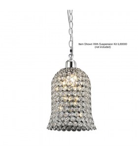 Bell SHADE ONLY Polished Chrome, Crystal - 1