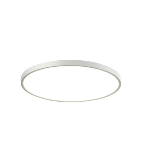 Calvi 40cm Flush Ceiling Light White 2800/4000/6000K-1