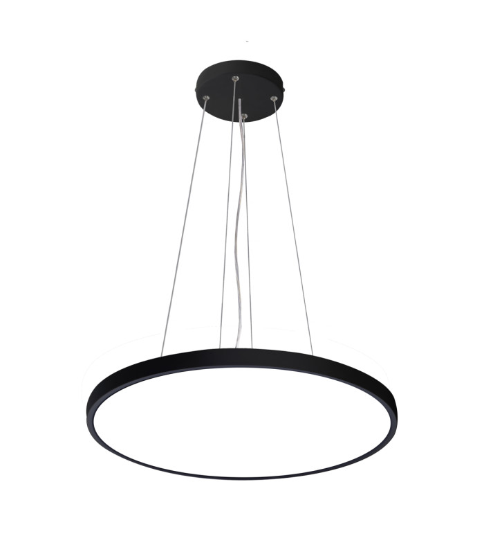 Calvi 40cm LED Pendant Ceiling Light Black 2800/4000/6000K-1