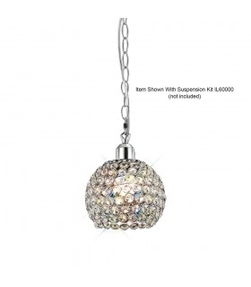 Globe SHADE ONLY Polished Chrome, Crystal - 1
