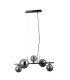 Canello Bar Pendant Ceiling Light Black Chrome 5xG9-2
