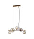 Canello Bar Pendant Ceiling Light Honey Brass 5xG9-1