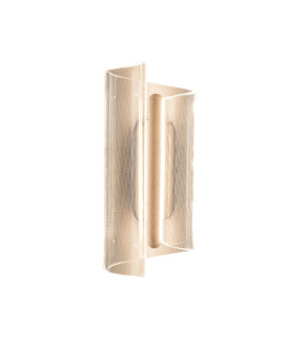 Casel 30cm Flush Wall Lamp Coffee 3000K Warm White-1