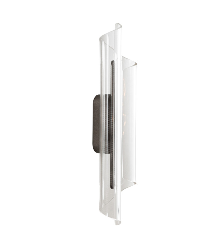 Casel 50cm Flush Wall Lamp Coffee 3000K Warm White-3