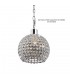 Crystal Globe SHADE ONLY Polished Chrome, Crystal - 1