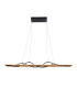 Conato Bar Pendant Ceiling Light Black 3000K Warm White 2xLED-1