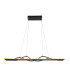 Conato Bar Pendant Ceiling Light Black 3000K Warm White 2xLED-2