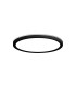 Corte 30cm Flush Ceiling Light Black Front 2800/4000/6000K-1