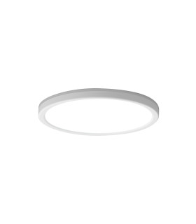 Corte 30cm Flush Ceiling Light White Front 2800/4000/6000K-1
