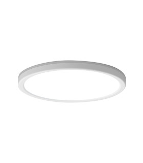 Corte Flush Ceiling Light White Front 2800/4000/6000K-1