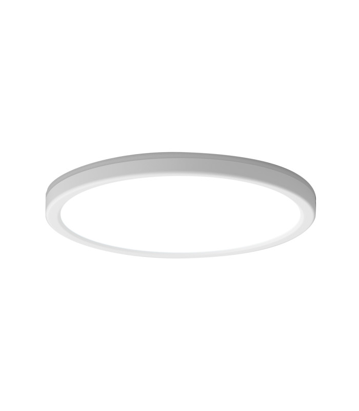 Corte Flush Ceiling Light White Front 2800/4000/6000K-1