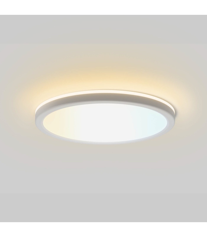 Corte Flush Ceiling Light White Front 2800/4000/6000K-2