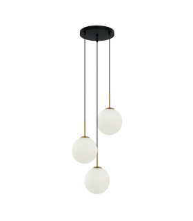 Deore Cluster Pendant Ceiling Light Antique Bronze 3xE27-1