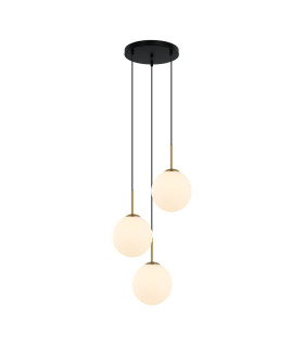 Deore Cluster Pendant Ceiling Light Antique Bronze 3xE27-2