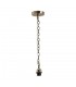 Electrical Suspension Kit 1 Light Antique Brass - 1