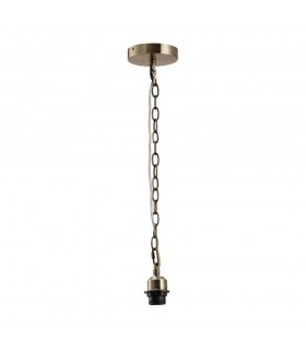 Electrical Suspension Kit 1 Light Antique Brass - 1