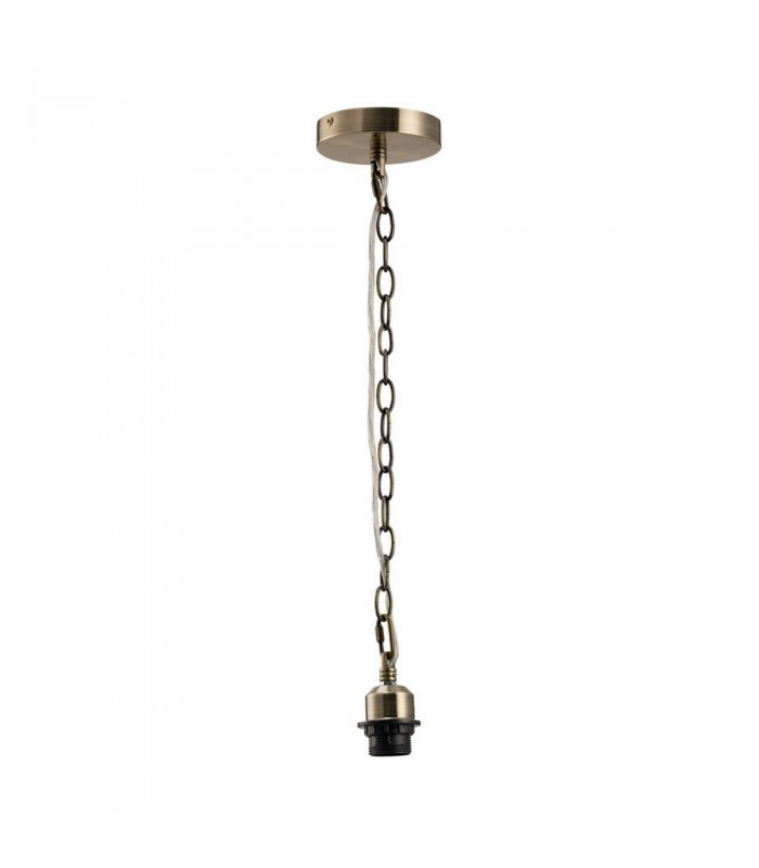 Electrical Suspension Kit 1 Light Antique Brass - 1