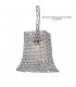 Crystal Curved Trapezium SHADE ONLY Polished Chrome, Crystal - 1