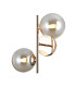 Erimida Globe Wall Lights Gold 2xG9-1