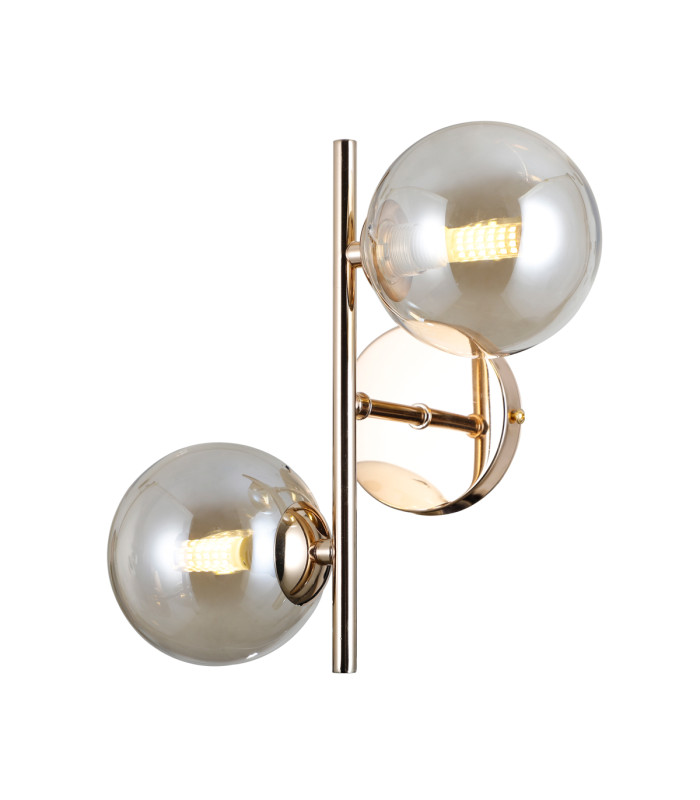 Erimida Globe Wall Lights Gold 2xG9-1