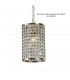Crystal Cylinder SHADE ONLY Antique Brass, Crystal - 1