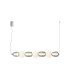 Eris Bar Pendant Ceiling Light Chrome 3000K Warm White-1