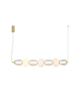 Eris Bar Pendant Ceiling Light Gold With Shine 3000K Warm White-1
