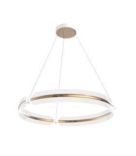 Faris LED Pendant Ceiling Light Gold White 3000K Warm White-1