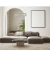 Faris LED Pendant Ceiling Light Black Gold 3000K Warm White-5