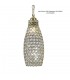 Crystal Drum SHADE ONLY Antique Brass, Crystal - 1