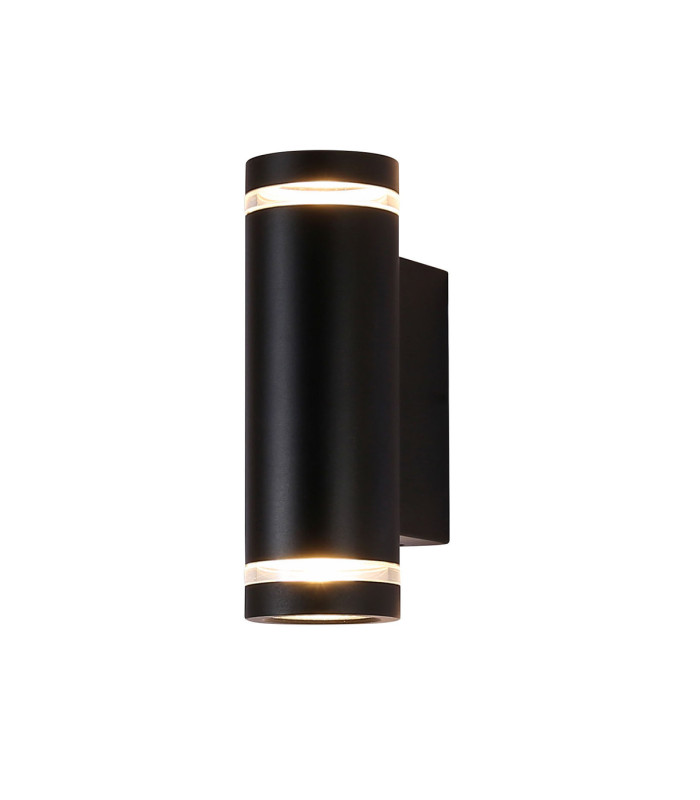 Fondo GU10 Outdoor Up Down Wall Lamp Black 2xGU10 IP54-2