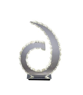 Table Lamp D Shape Light 18 X 0.5W LED Polished Chrome, Crystal 6000K - 1