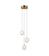 Ganti Cluster Pendant Ceiling Light Gold 3000K Warm White 3xLED-1