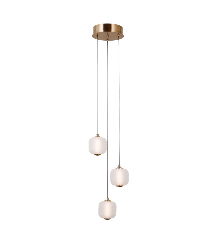 Ganti Cluster Pendant Ceiling Light Gold 3000K Warm White 3xLED-1