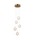 Ganti Cluster Pendant Ceiling Light Gold 3000K Warm White 5xLED-1