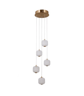 Ganti Cluster Pendant Ceiling Light Gold 3000K Warm White 5xLED-2