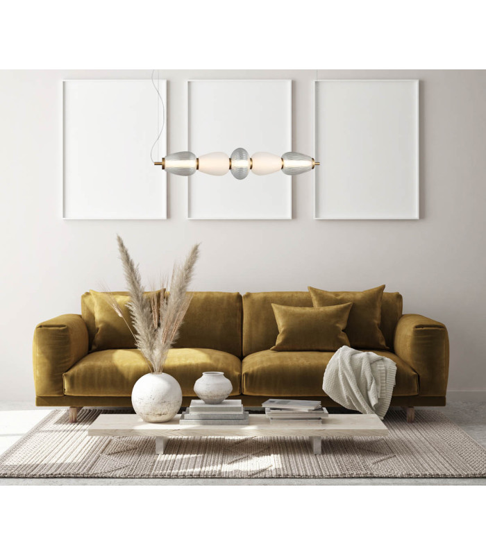Gastel Bar Pendant Ceiling Light Black White 3000K Warm White-5