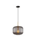 Gavino Dome Pendant Ceiling Light Gold with Smoked Shade-1