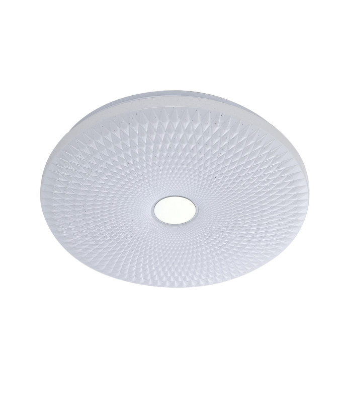 Gemi 48cm Flush Ceiling Light White 4000K Neutral White-3