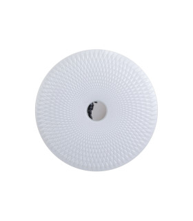 Gemi 38cm Flush Ceiling Light White 4000K Neutral White-1
