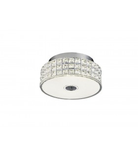 Round Ceiling 18W 1050lm LED 4000K Polished Chrome, Crystal - 1