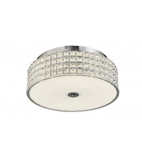 Round Ceiling 30W 1700lm LED 4000K Polished Chrome, Crystal - 1