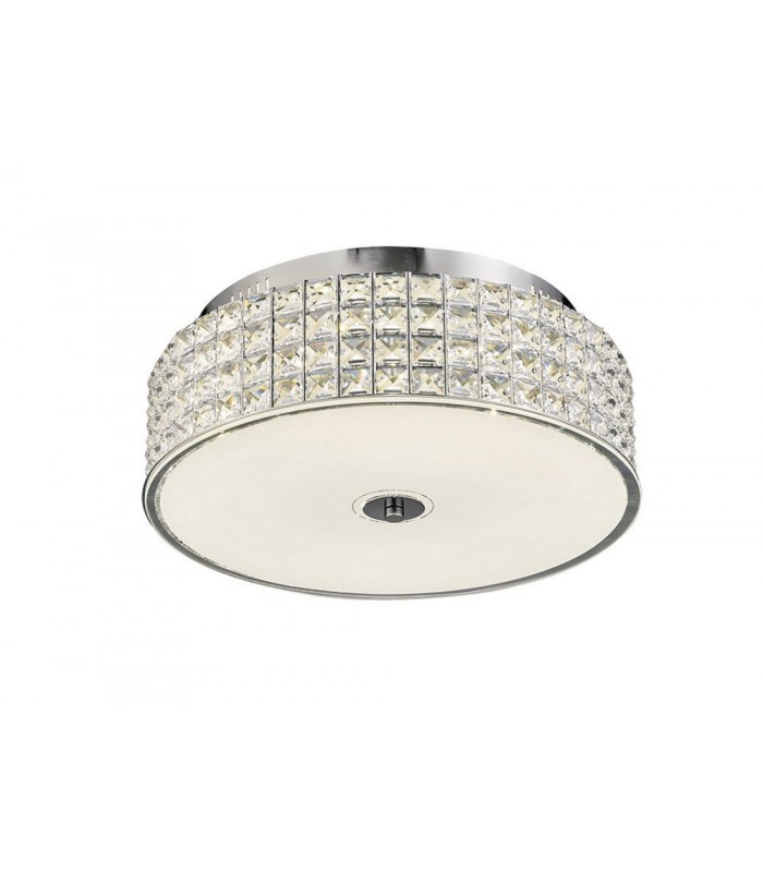 Round Ceiling 30W 1700lm LED 4000K Polished Chrome, Crystal - 1